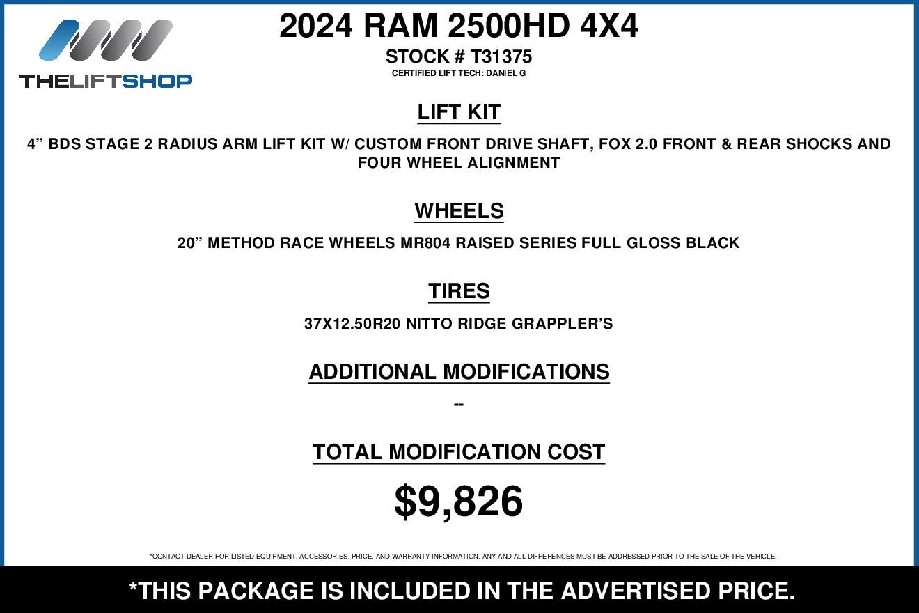 Used 2024 RAM 2500 Rebel w/ Safety Group image 2