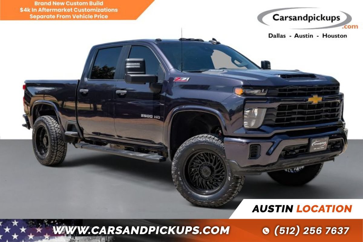 Used 2024 Chevrolet Silverado 2500 Custom w/ Custom Value Package AWD/4WD image 1