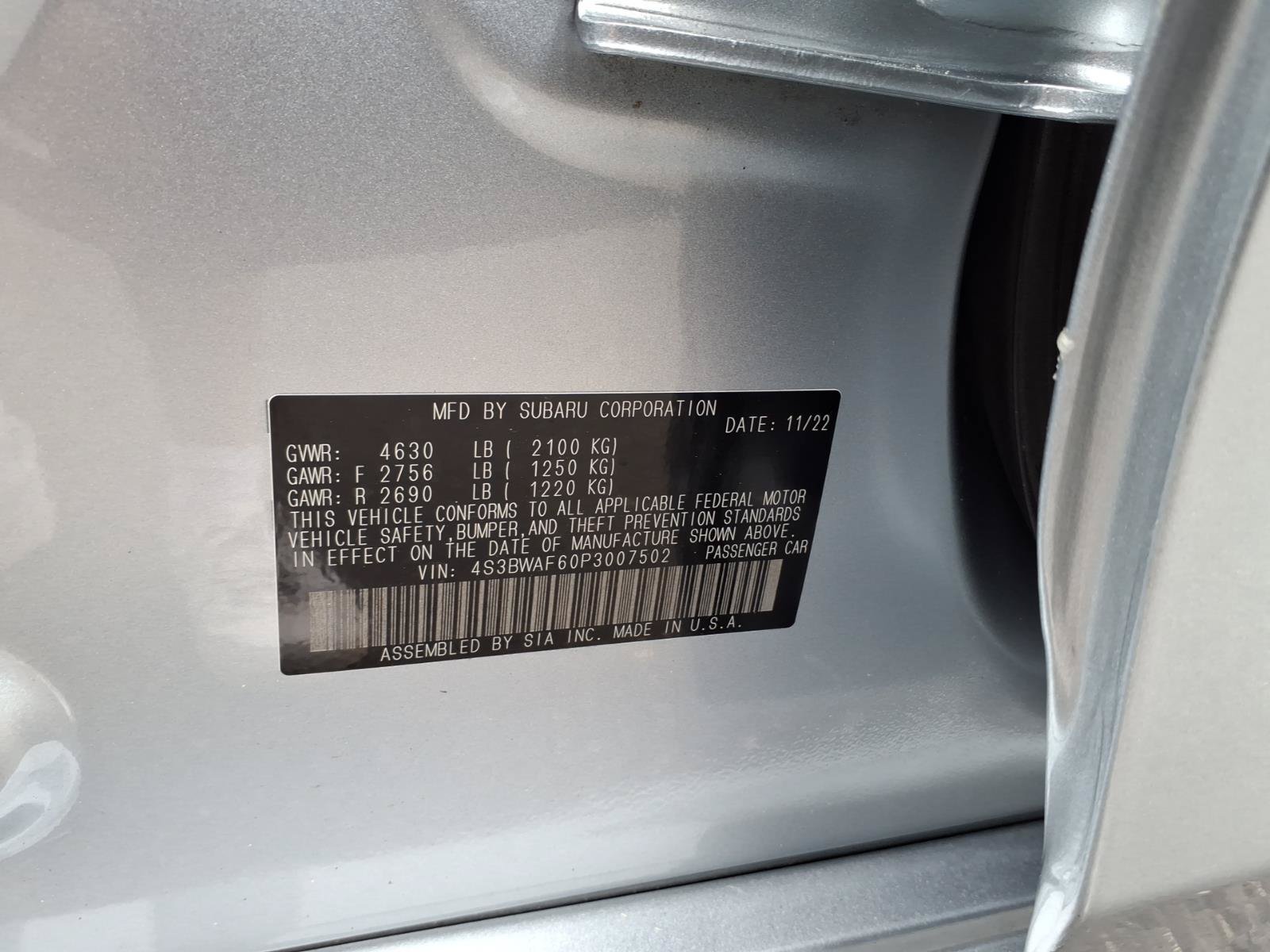 Certified 2023 Subaru Legacy Premium AWD/4WD image 23