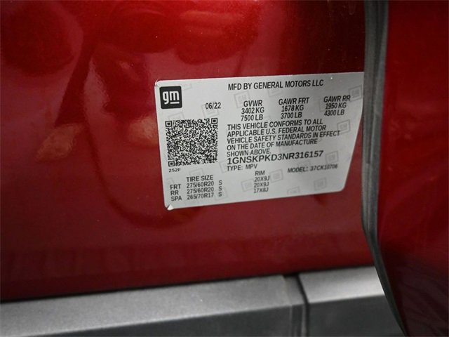 Used 2022 Chevrolet Tahoe Z71 w/ Luxury Package image 18