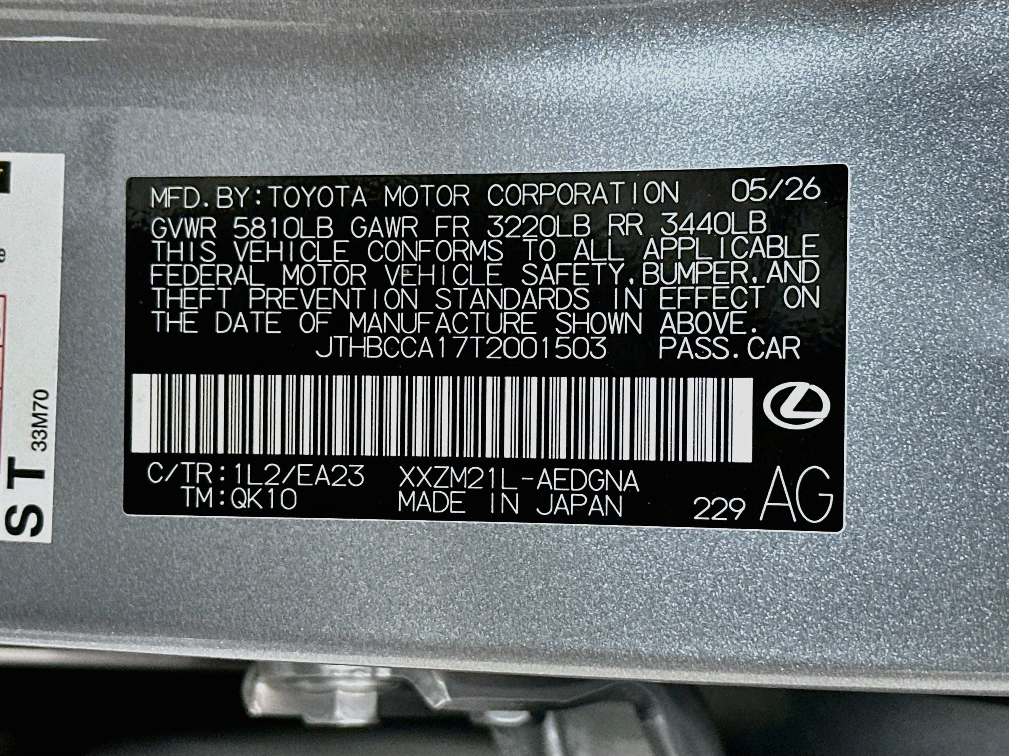 New 2026 Lexus ES 350e w/ Convenience Package FWD image 30