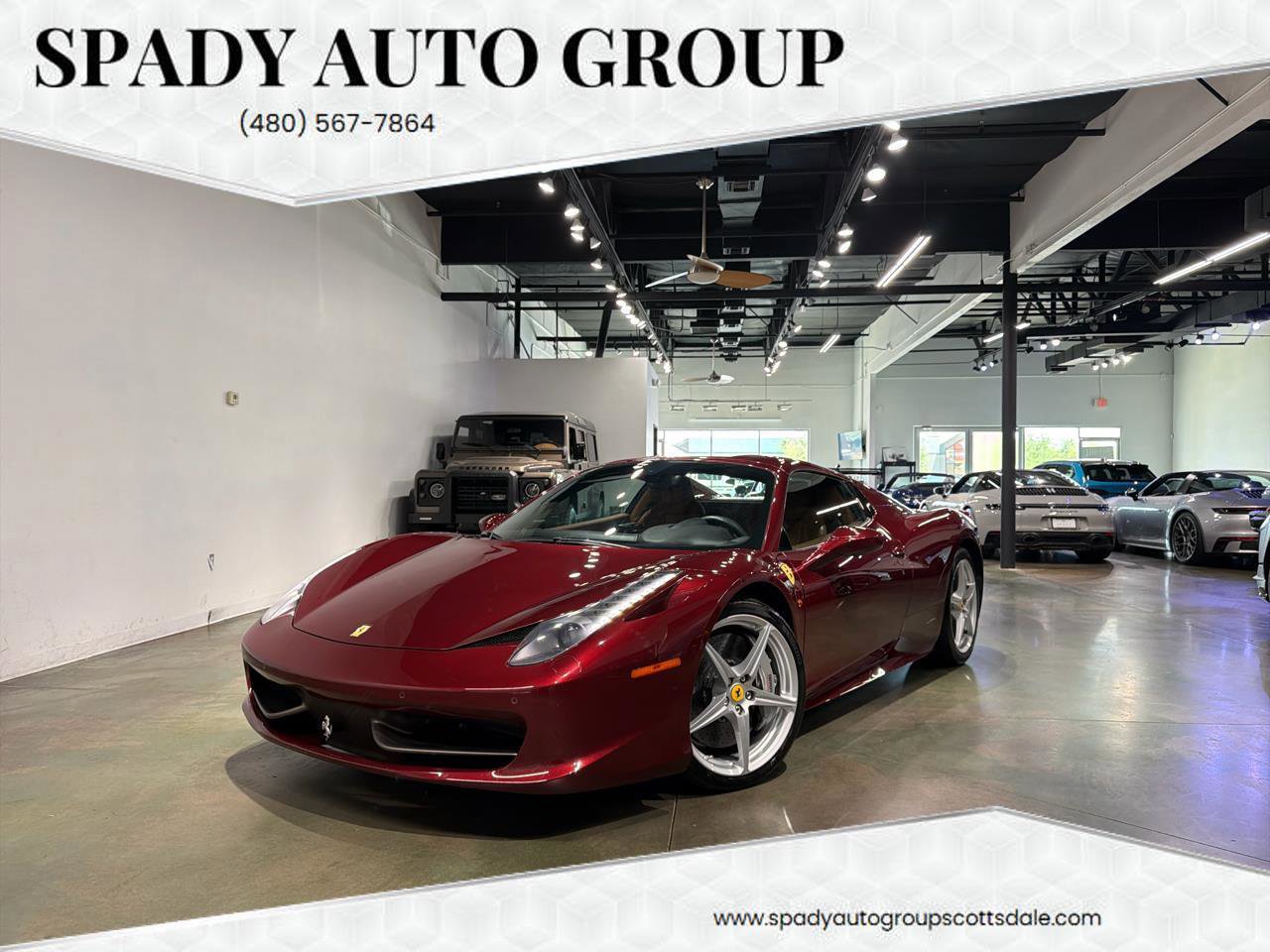 Used 2013 Ferrari 458 Spider RWD image 1
