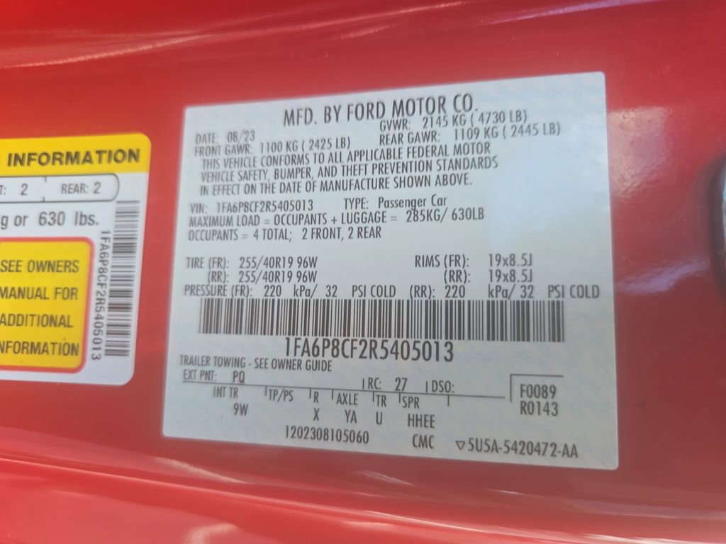 Used 2024 Ford Mustang GT Premium w/ Mustang Nite Pony Package image 35