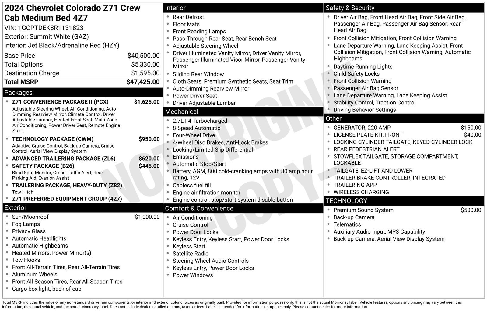 Used 2024 Chevrolet Colorado Z71 w/ Z71 Convenience Package 2 image 8