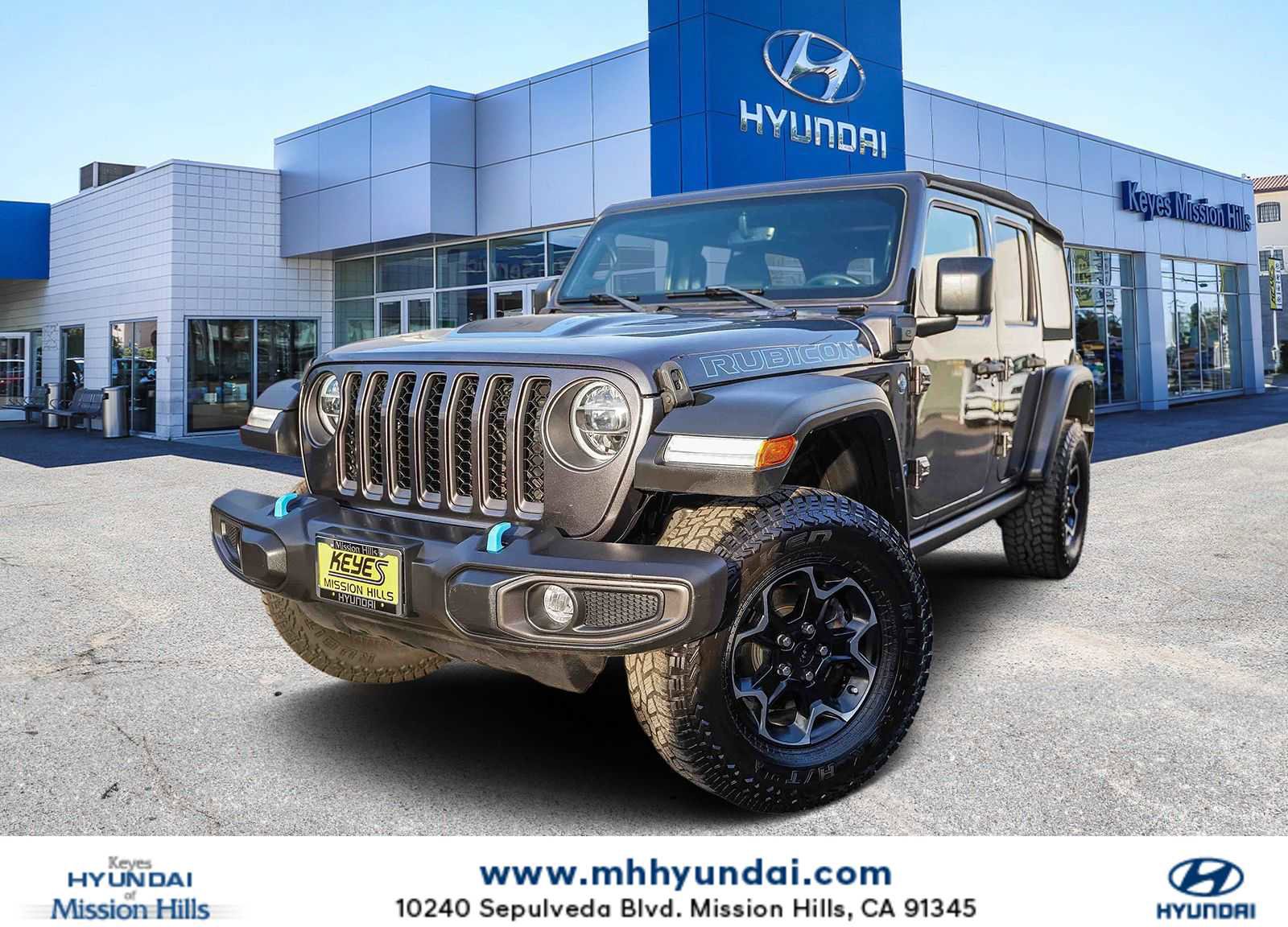Used 2021 Jeep Wrangler Unlimited Rubicon 4xe image 1