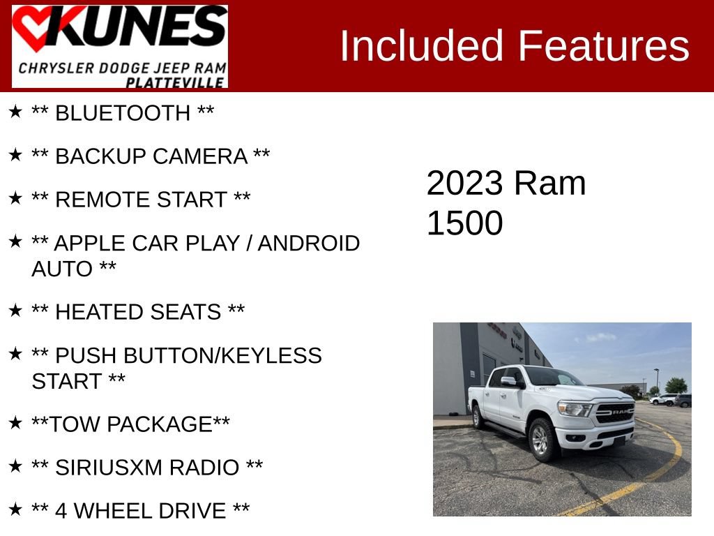 Used 2023 RAM 1500 Big Horn AWD/4WD image 2