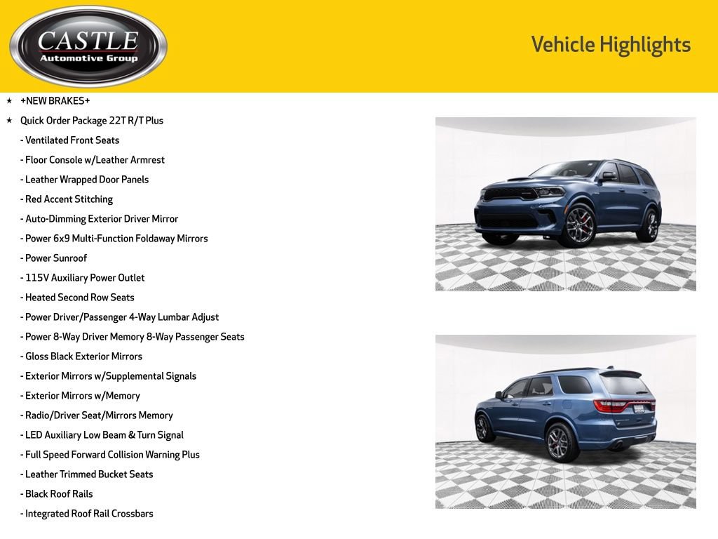 Used 2024 Dodge Durango R/T w/ Tow 'N Go Package AWD/4WD image 4