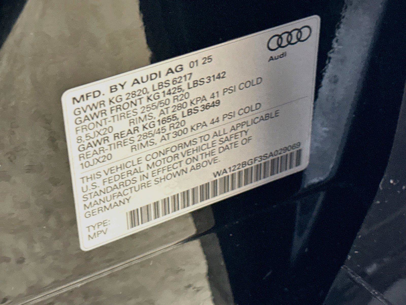 Certified 2025 Audi Q6 e-tron Premium Plus w/ Premium Plus RWD image 34