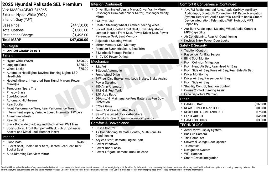 Used 2025 Hyundai Palisade SEL image 6