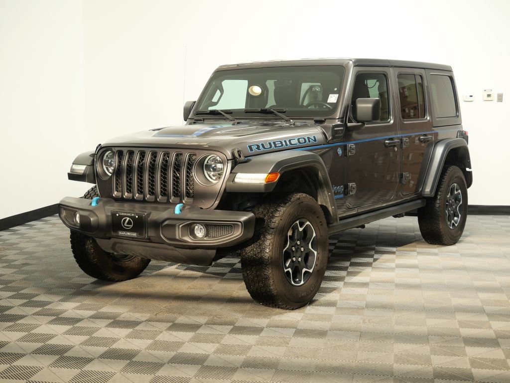 Used 2022 Jeep Wrangler Unlimited Rubicon 4xe w/ Cold Weather Group image 3