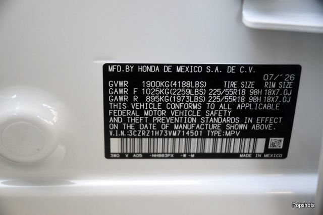 New 2027 Honda HR-V EX-L image 20