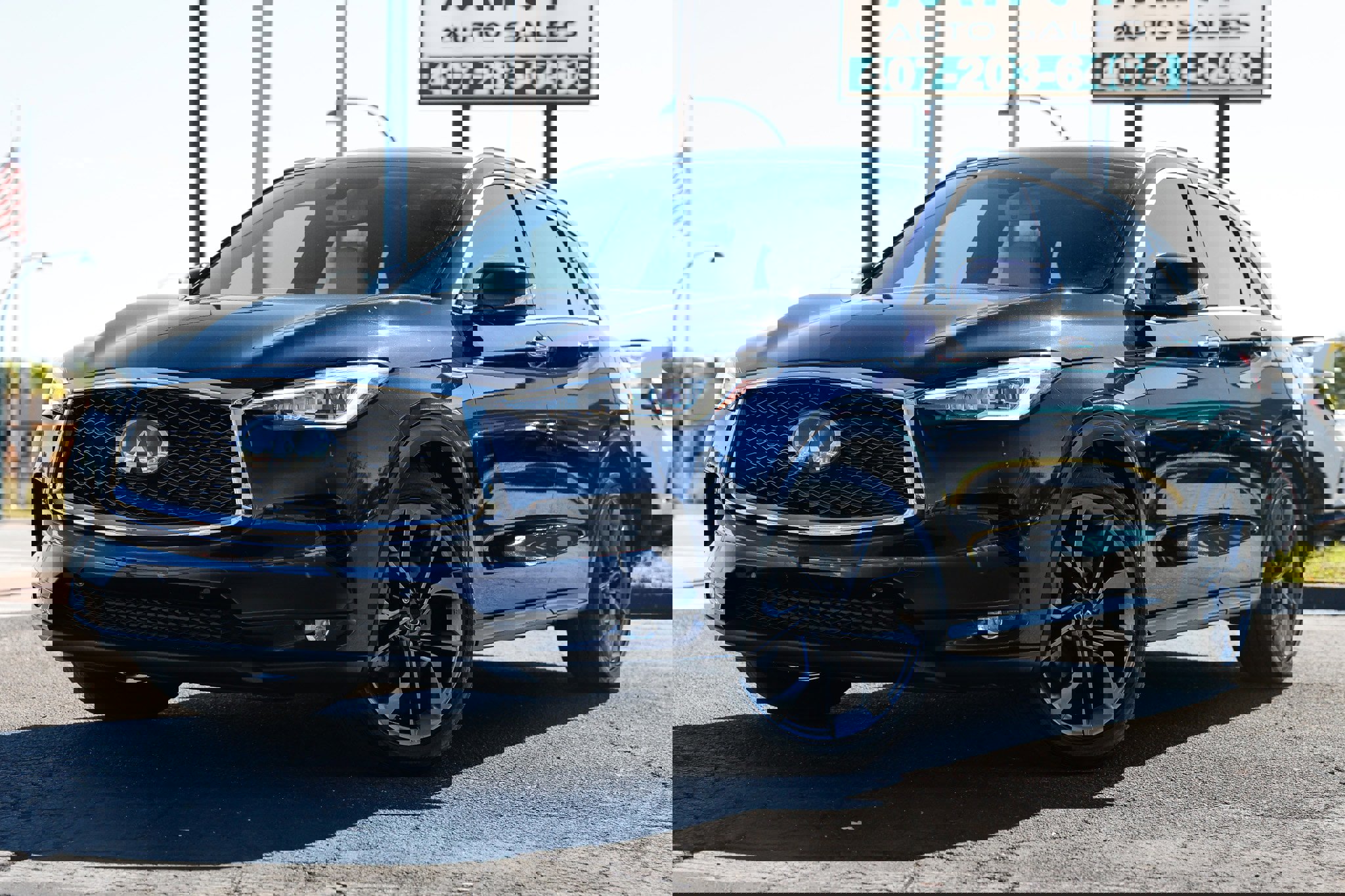 Used 2021 INFINITI QX50 Autograph w/ Premium White Leather Package