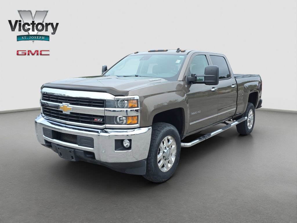 Used 2015 Chevrolet Silverado 3500 LTZ w/ Duramax Plus Package AWD/4WD image 3