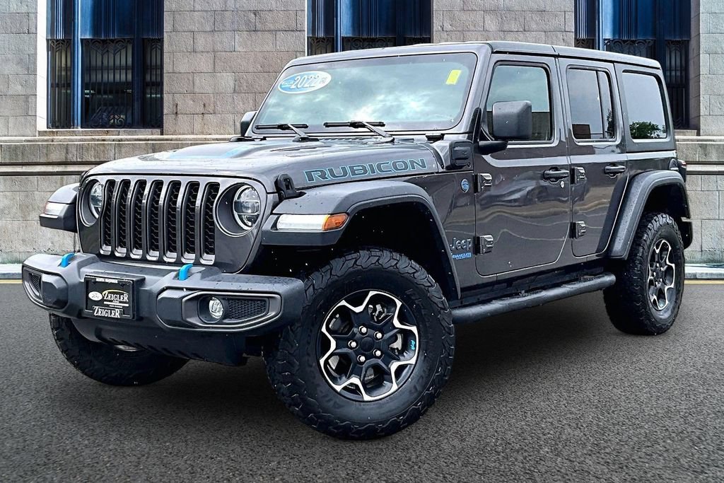 Used 2022 Jeep Wrangler Unlimited Rubicon 4xe w/ Cold Weather Group AWD/4WD image 2