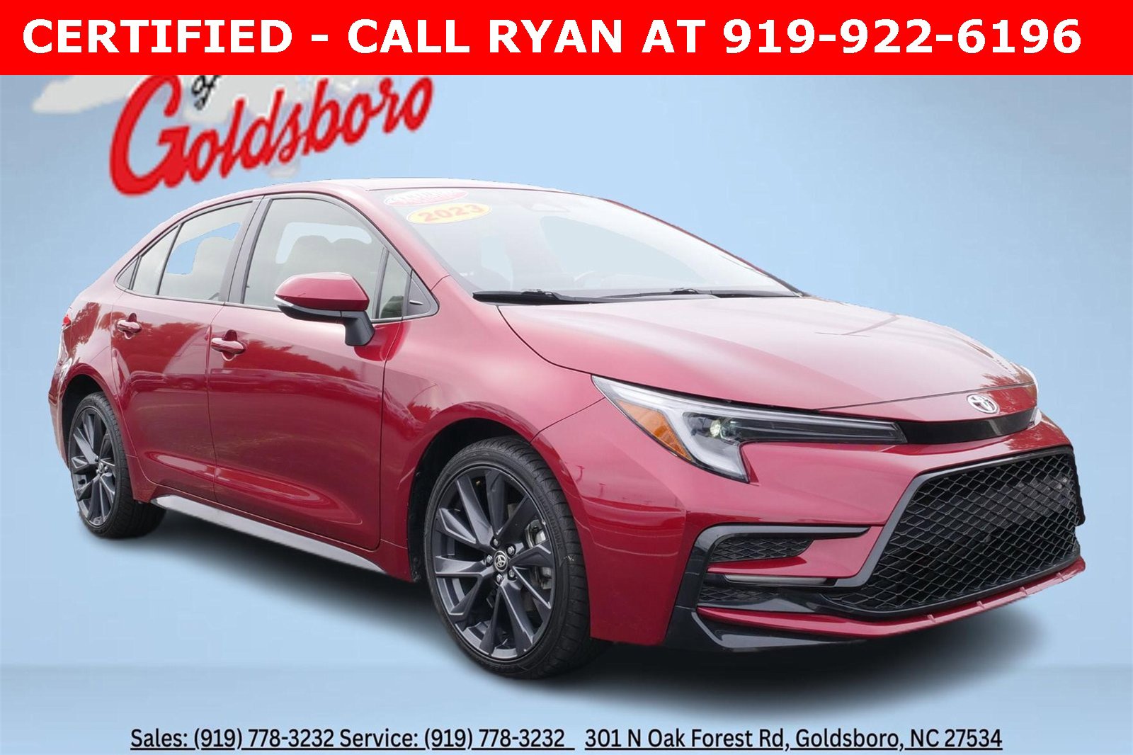 Used 2023 Toyota Corolla SE w/ SE Premium Package