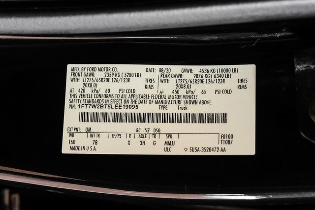 Used 2020 Ford F250 Platinum w/ FX4 Off-Road Package AWD/4WD image 55
