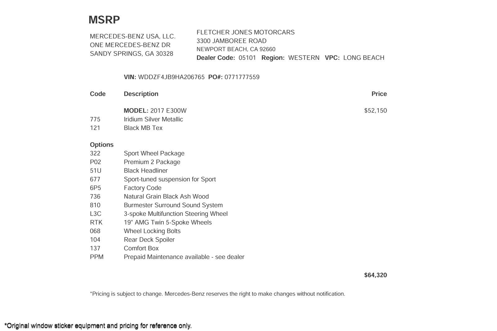 Used 2017 Mercedes-Benz E 300 image 2