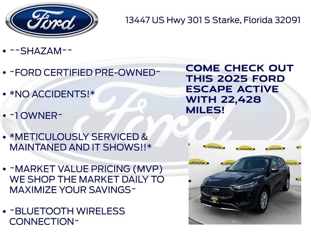 Certified 2025 Ford Escape Active AWD/4WD image 6