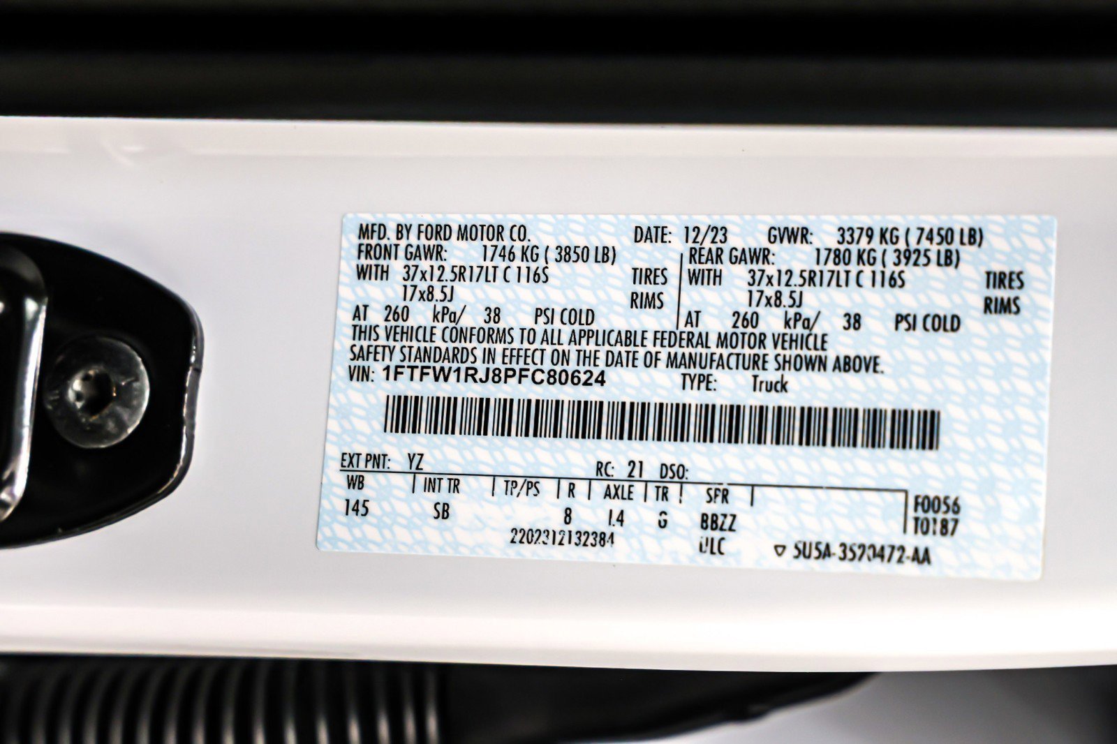 Used 2023 Ford F150 Raptor w/ Equipment Group 802A Raptor R image 23