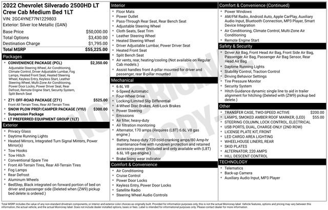 Used 2022 Chevrolet Silverado 2500 LT w/ Convenience Package image 6