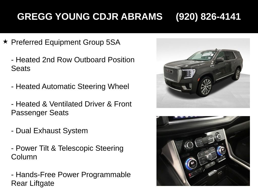 Used 2021 GMC Yukon Denali w/ Denali Premium Package image 19