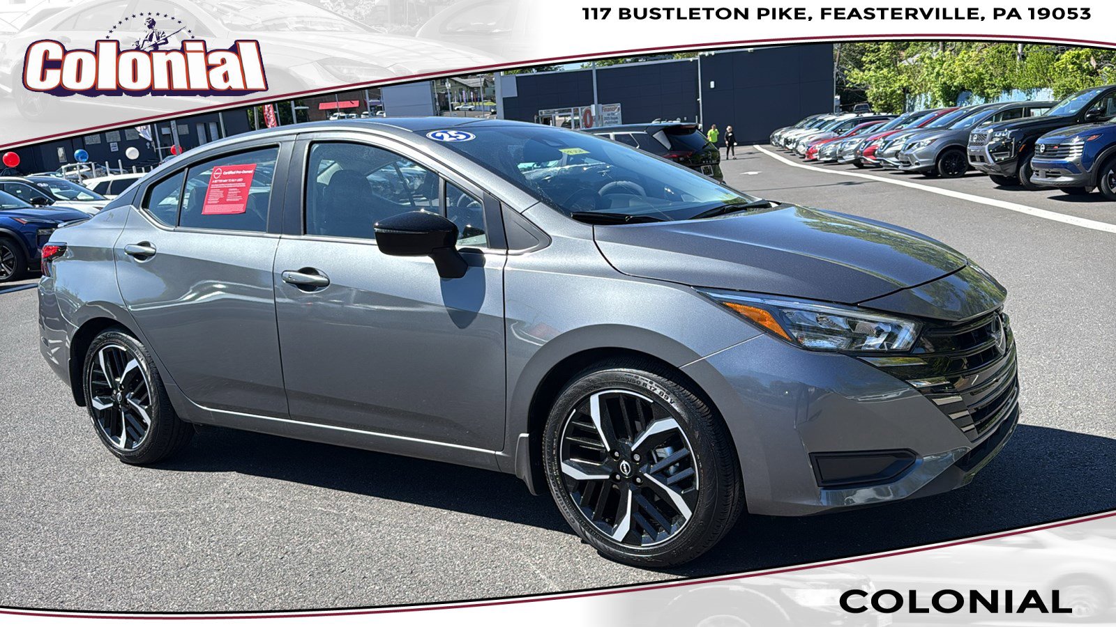 Certified 2025 Nissan Versa SR w/ Trunk Package FWD image 1