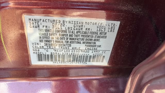 Used 2022 Nissan Sentra SV FWD image 20