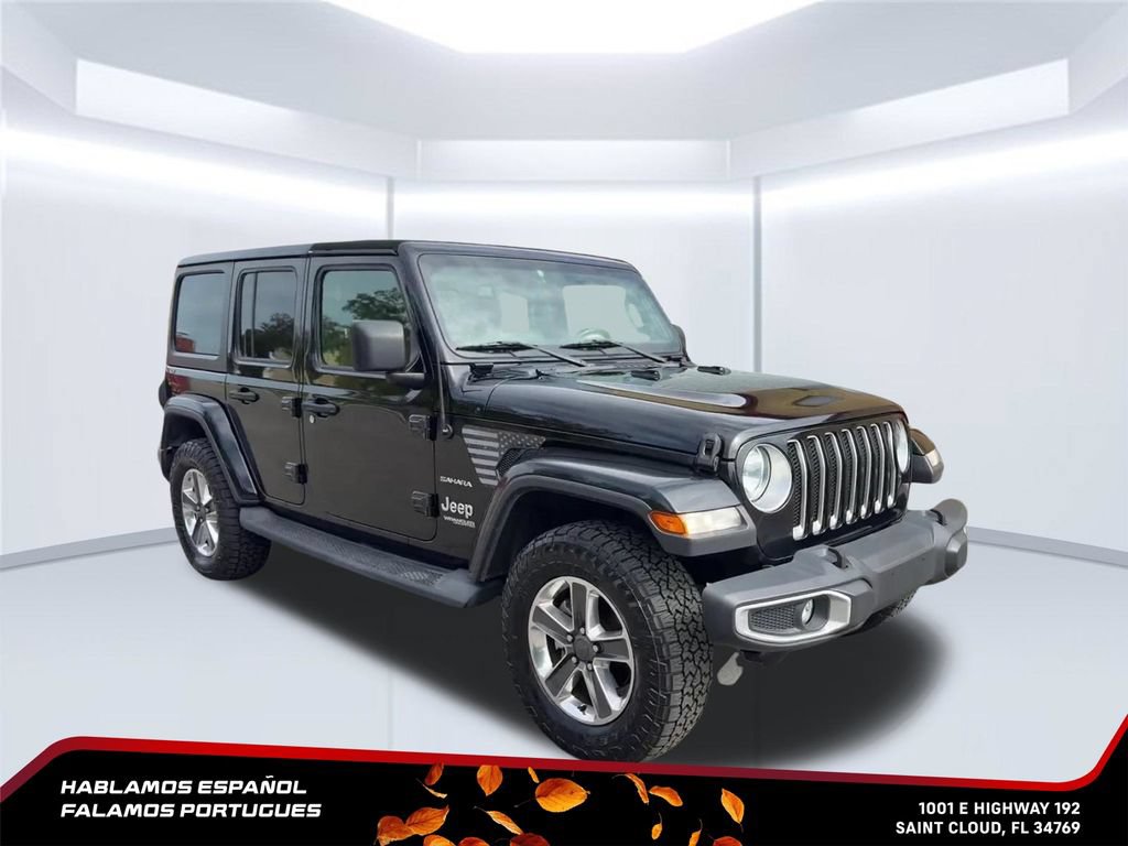 Used 2019 Jeep Wrangler Unlimited Sahara w/ Safety Group AWD/4WD image 11