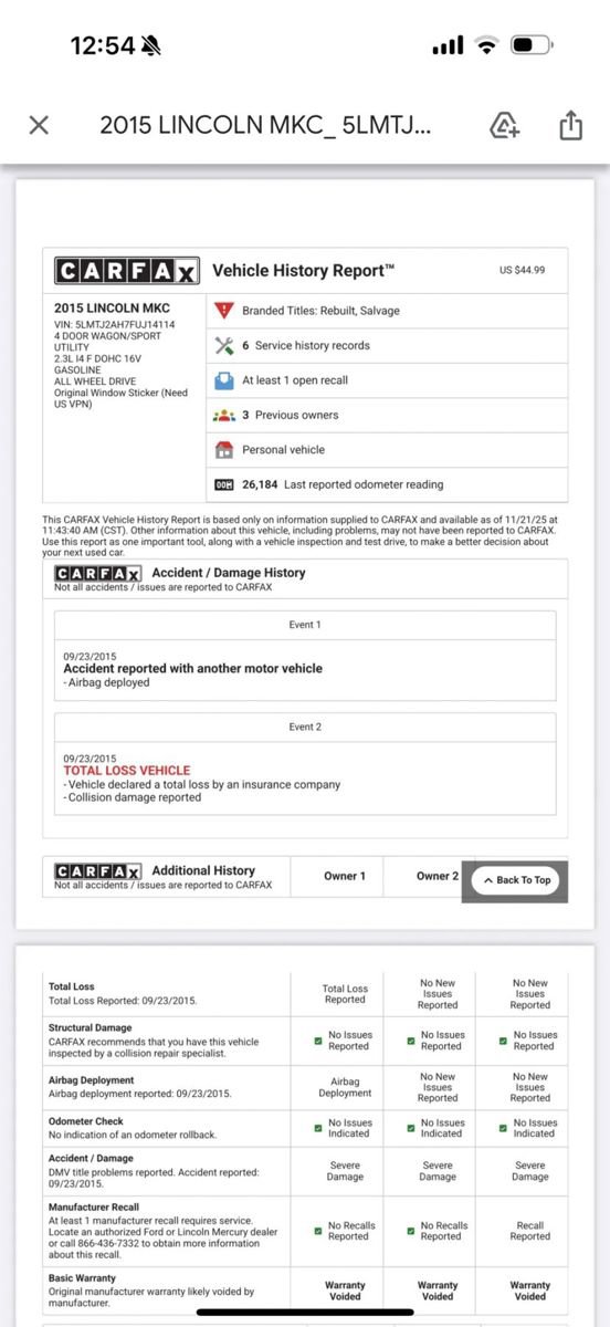Used 2015 Lincoln MKC AWD w/ Equipment Group 102A Reserve image 51