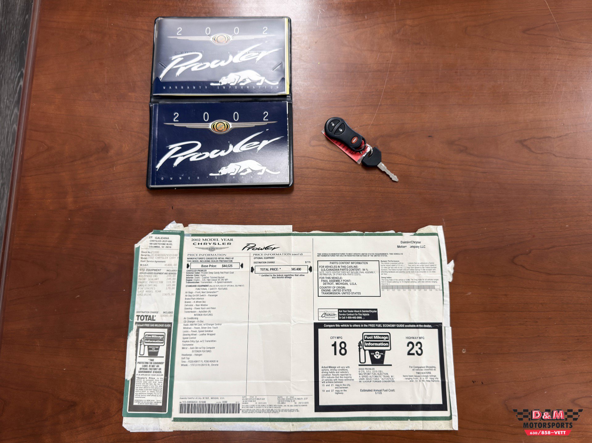 Used 2002 Chrysler Prowler RWD image 50