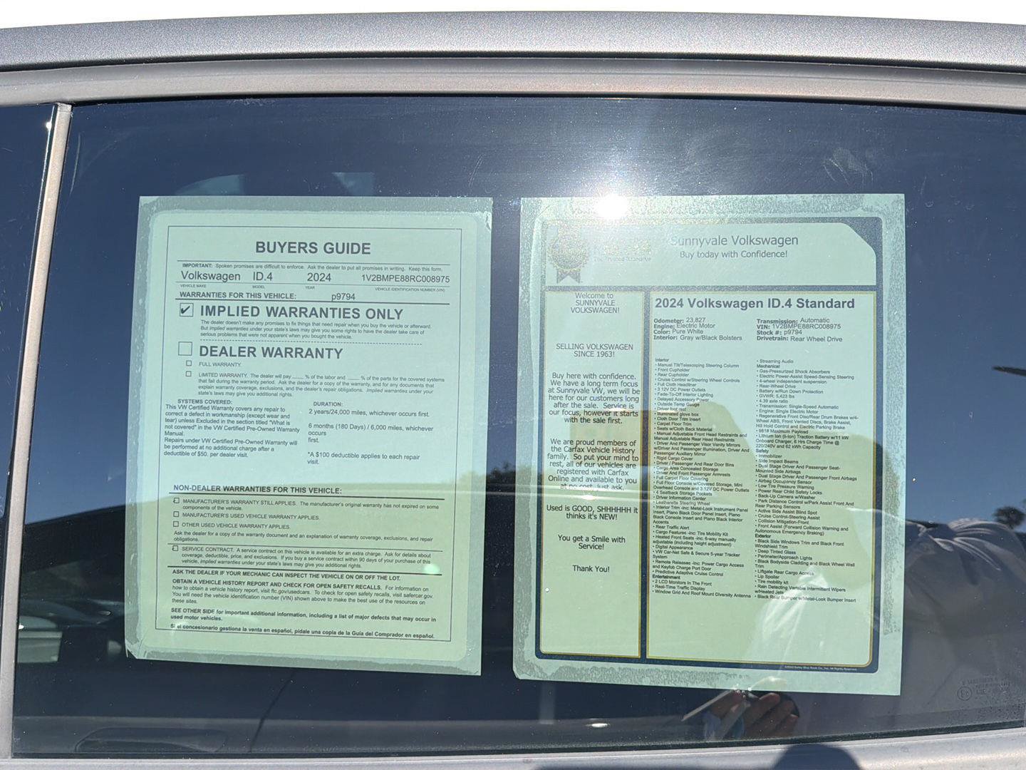 Certified 2024 Volkswagen ID.4 2WD image 23
