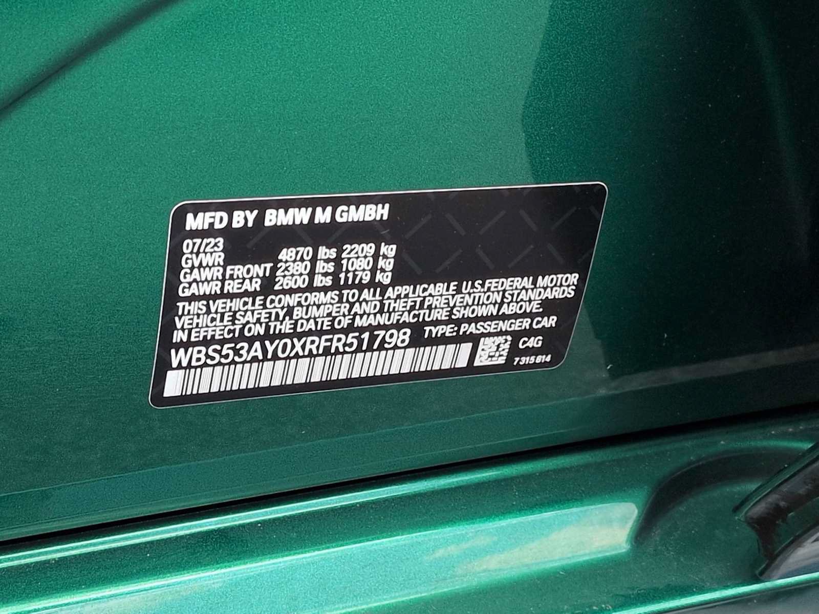 Used 2024 BMW M3 w/ Executive Package RWD image 39