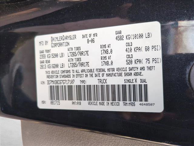 Used 2007 Dodge Ram 3500 Truck SLT w/ Quad Cab Big Horn Value Group image 13