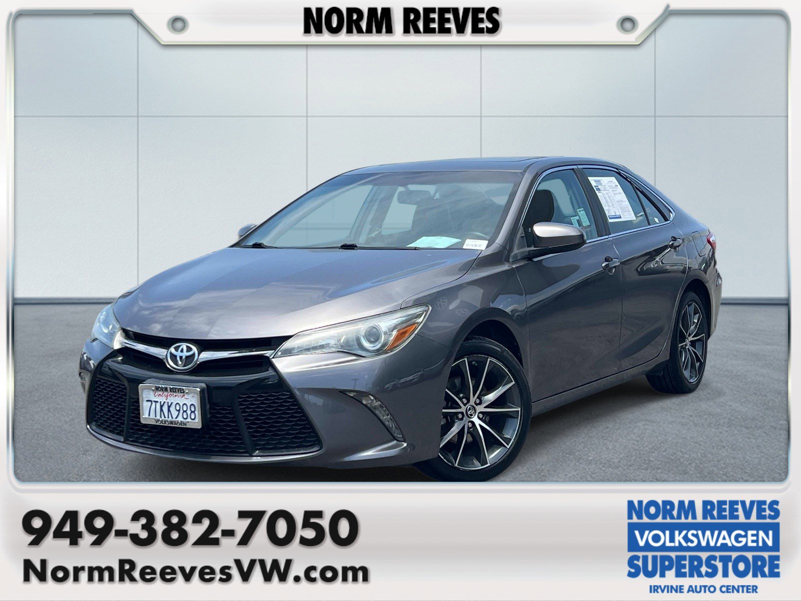 Used 2017 Toyota Camry XSE w/ Moonroof Package