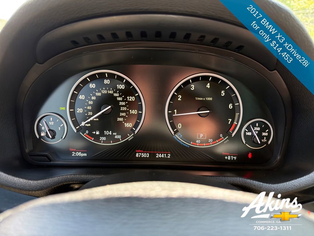 Used 2017 BMW X3 xDrive28i w/ Premium Package image 25