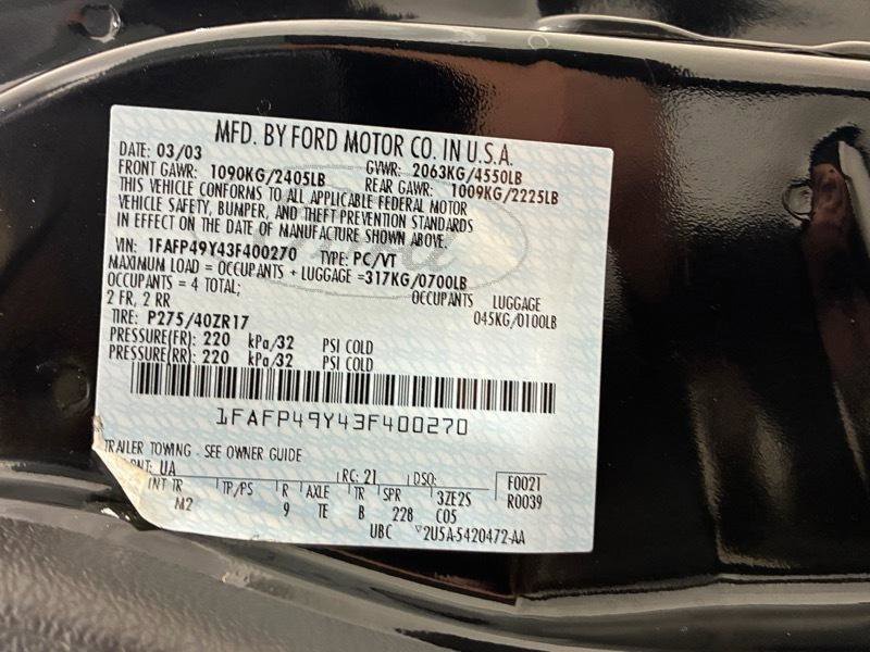 Used 2003 Ford Mustang Cobra RWD image 29