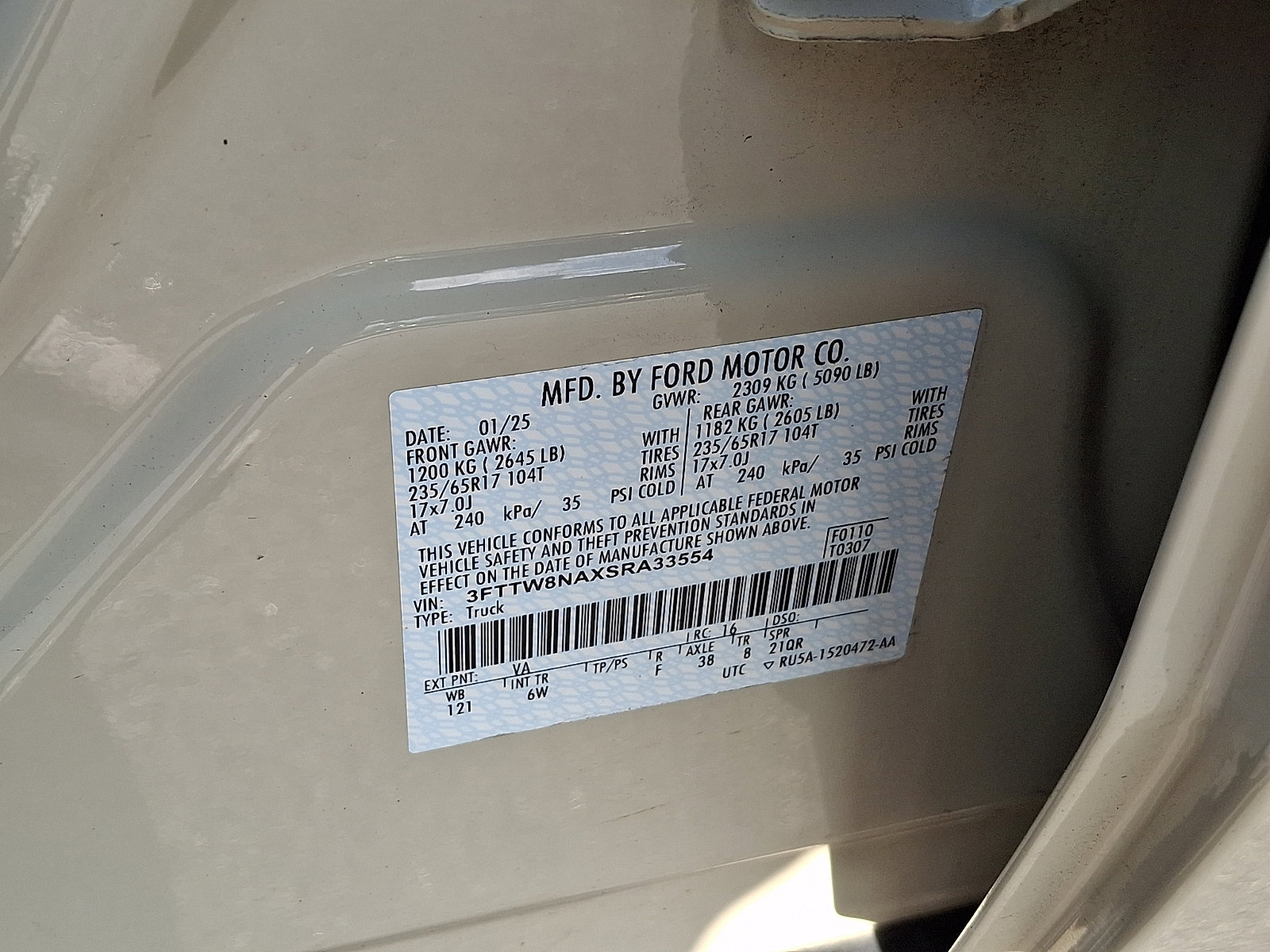 Used 2025 Ford Maverick Tremor AWD/4WD image 28