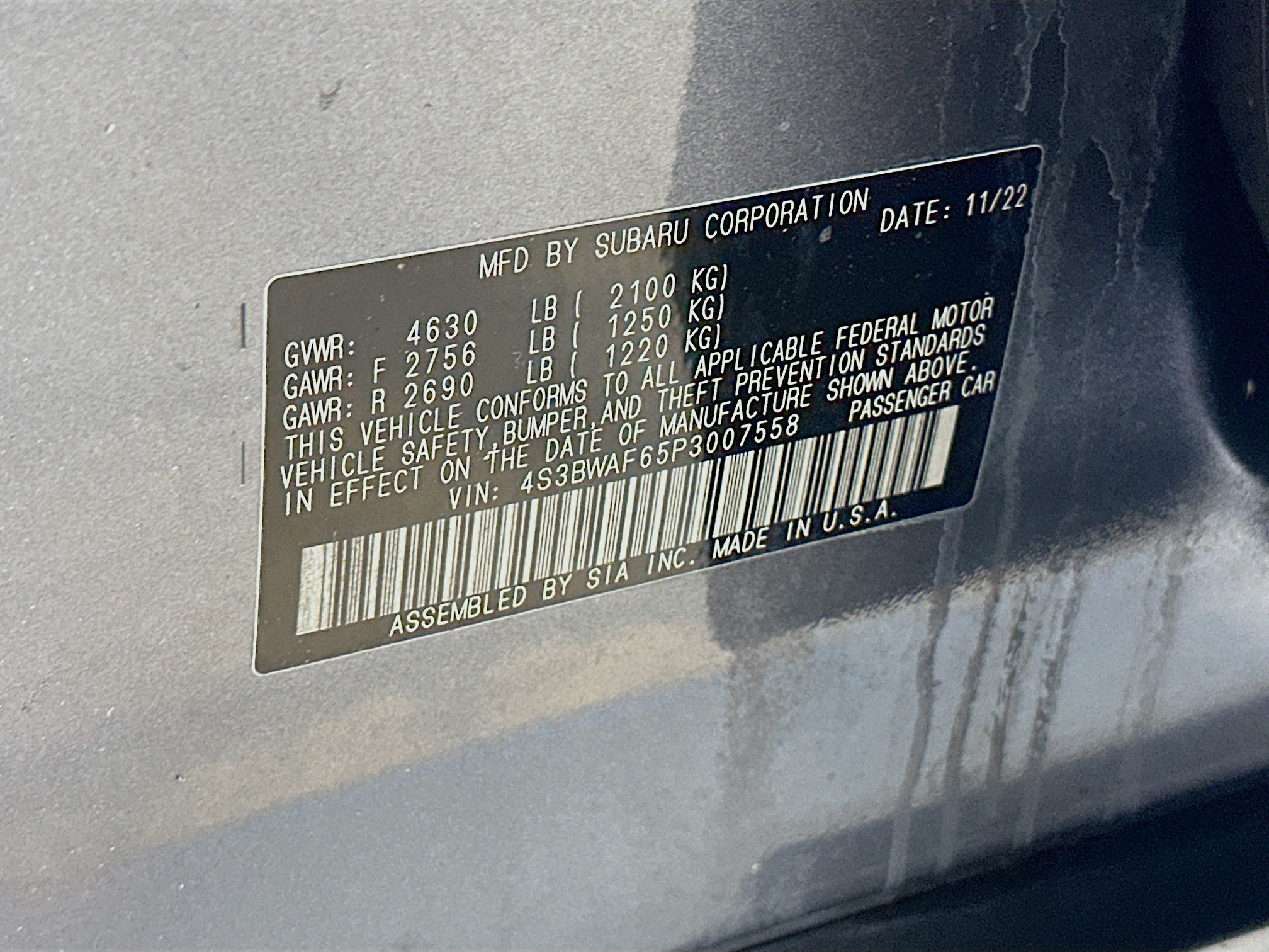 Used 2023 Subaru Legacy Premium AWD/4WD image 12