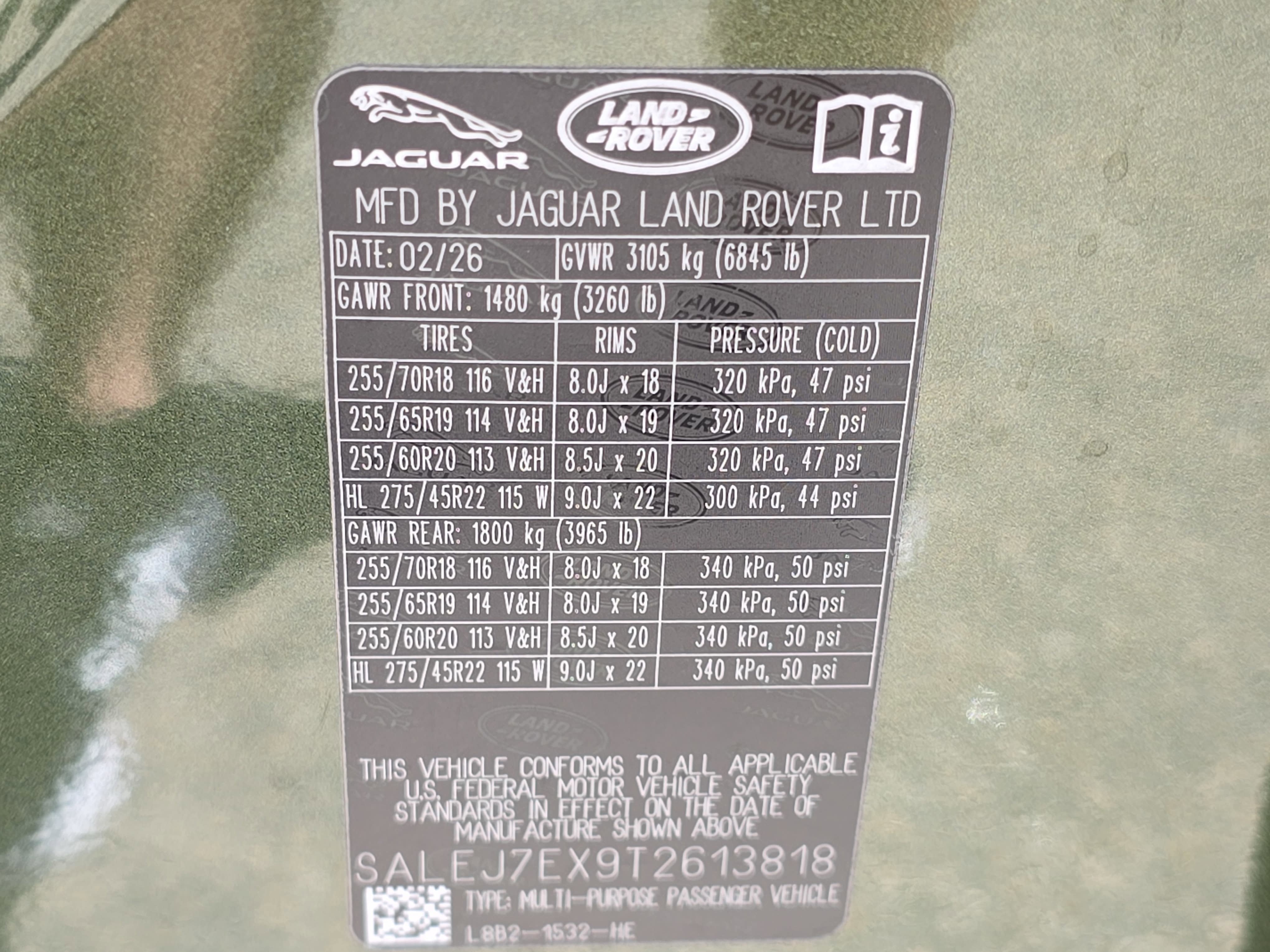New 2026 Land Rover Defender 110 S AWD/4WD image 35