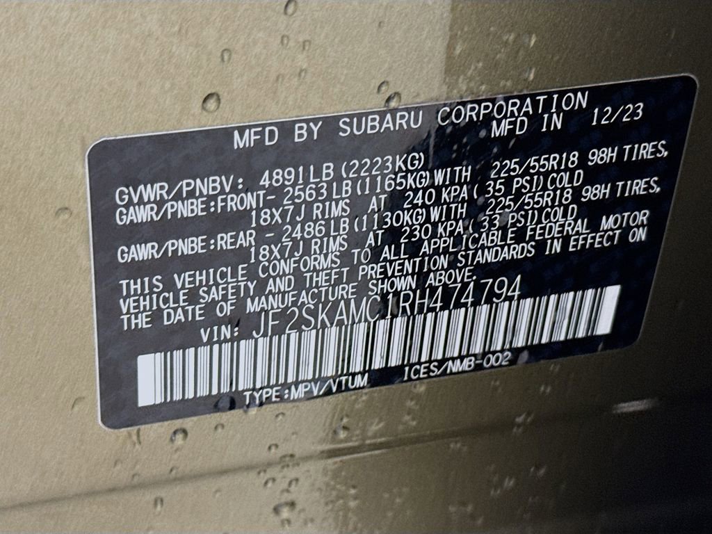 Certified 2024 Subaru Forester Touring image 30