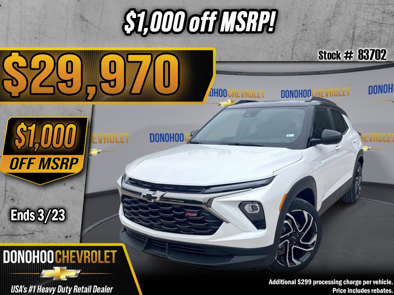 New 2026 Chevrolet TrailBlazer RS w/ Driver Confidence Package image 1