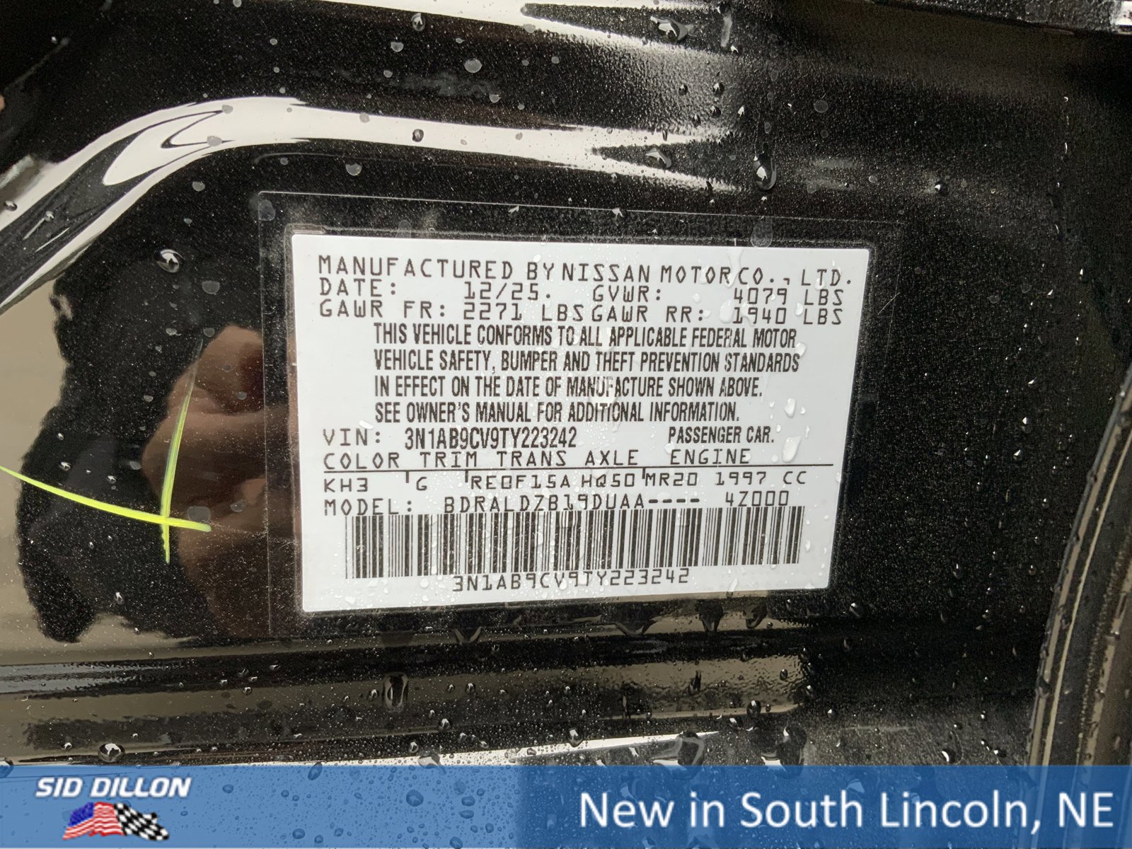 New 2026 Nissan Sentra SV w/ Floor Mat Package image 12