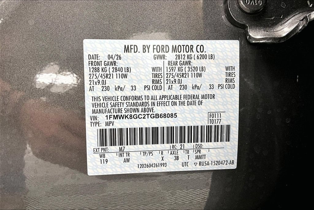 New 2026 Ford Explorer ST w/ Sun And Sound Package AWD/4WD image 8