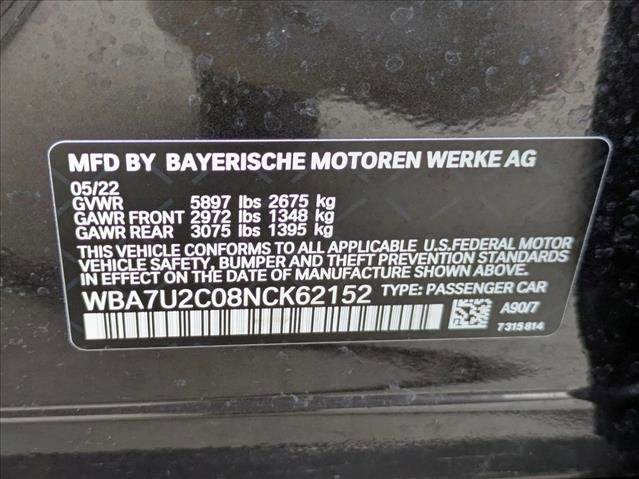 Certified 2022 BMW 750i xDrive image 27