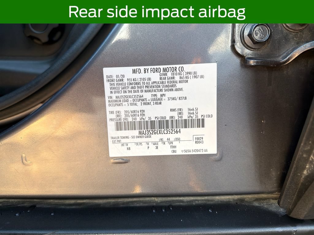 Used 2020 Ford EcoSport SE FWD image 34