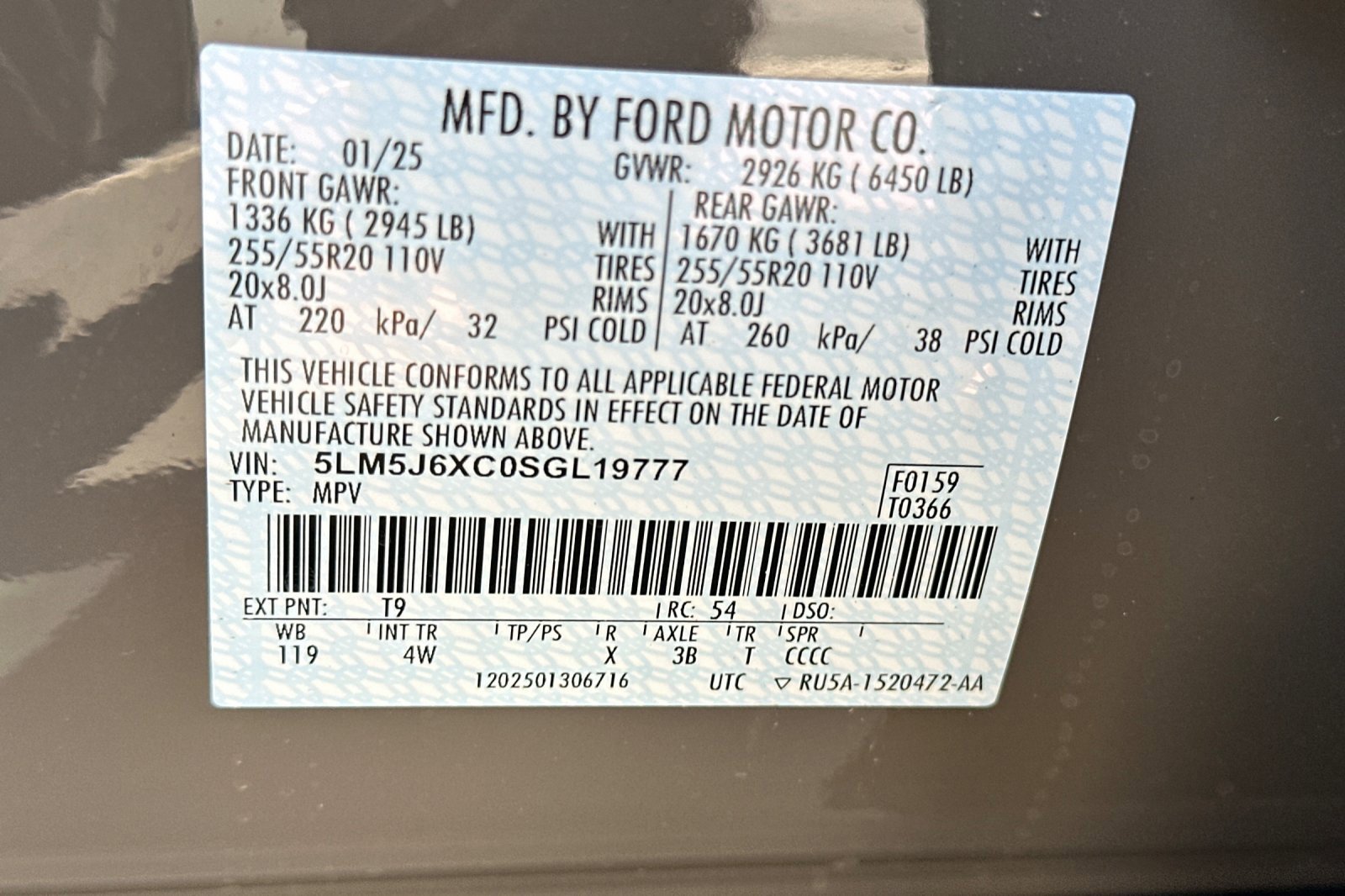 New 2025 Lincoln Aviator AWD w/ Equipment Group 101A image 29