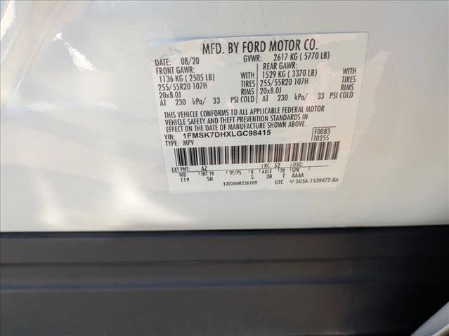 Used 2020 Ford Explorer XLT w/ Equipment Group 202A image 20