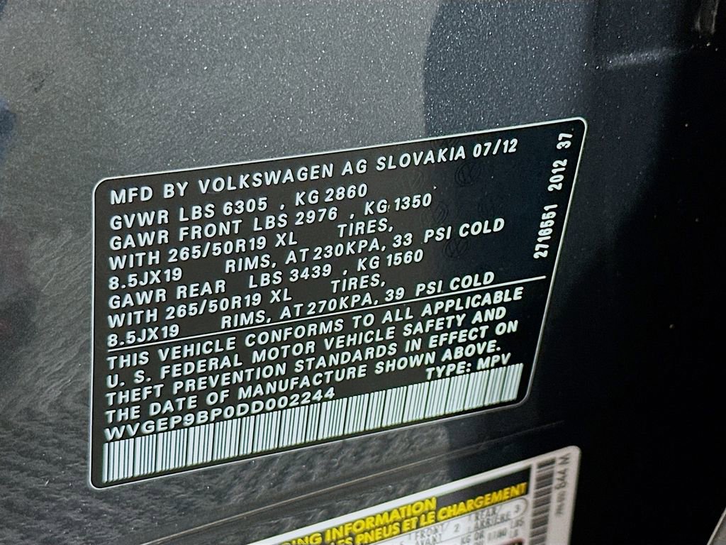 Used 2013 Volkswagen Touareg TDI image 34