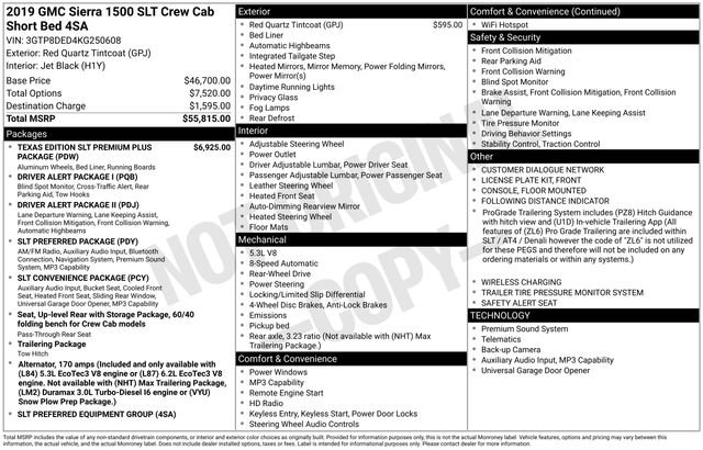 Used 2019 GMC Sierra 1500 SLT image 4