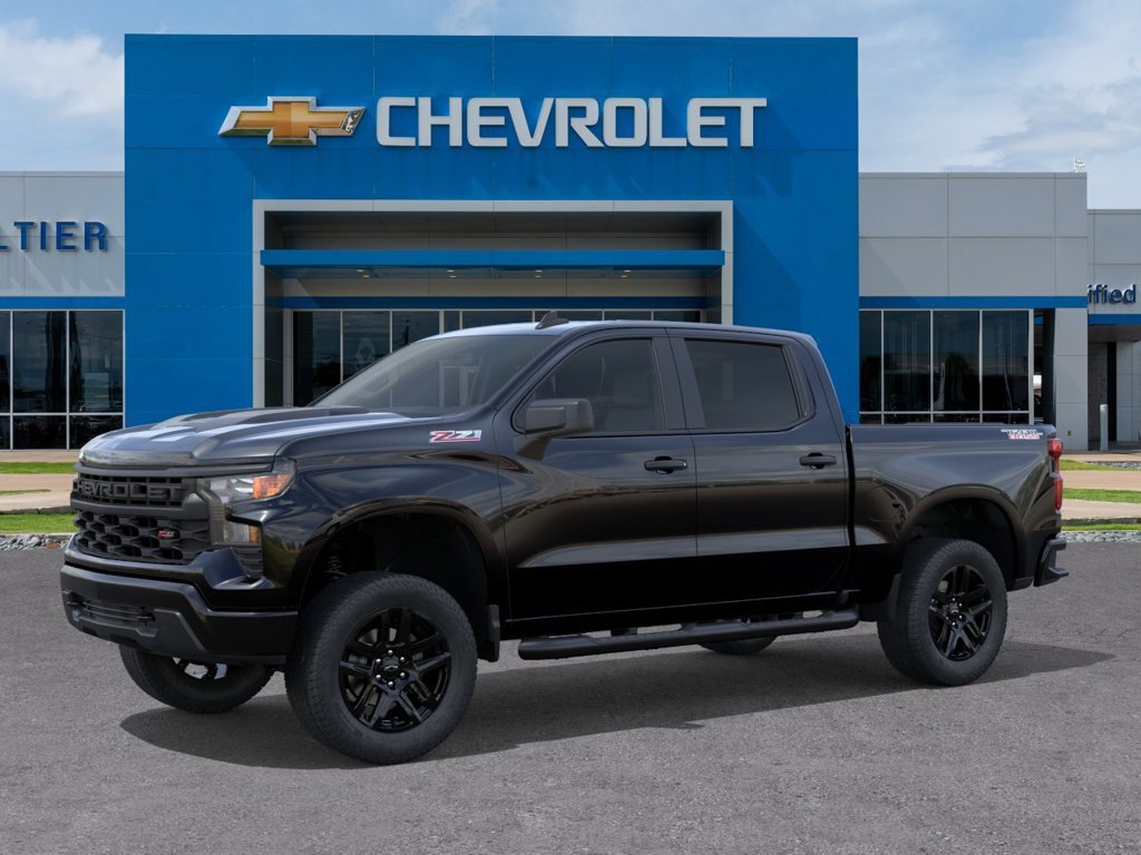 New 2026 Chevrolet Silverado 1500 Custom Trail Boss w/ Turbomax Blackout Package AWD/4WD image 2